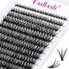 Lash Clusters Individual Lashes Cluster Mixed Tray D Curl Lash Clusters DIY Eyelash Extensions Individual Cluster Lashes Self-application at Home (40P-0.07D,8-16mm)