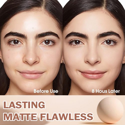 evpct Kaely Oil Control Pressed Face Powder, Get Smooth Flawless Fine Lines and Lightweight Finishing Foundation, Control Shine Long Lasting Waterproof Face Setting Powder Cosmetic, 01 Classic Ivory