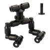 Reptile Mister Nozzles - T Double Misting Assembly，Reptile Misting Nozzles 1/4'', Reptile Fogger Fine Mist Nozzles for Reptile Terrarium, Paludarium, Vivarium, Plants, Amphibians, Tank