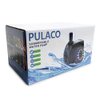 PULACO 10Watt 160GPH Submersible Fountain Pump with Automatic Color Changing LED Light and flow regulator for Water Feature, Outdoor Pond, Aquarium fish tanks