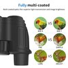 Small Binoculars for Kids and Adults, 20X25 High Powered, Clear Low Light Night Vision Hunting Binoculars - Waterproof, Easy Focus Compact Binoculars for Bird Watching,Cruises,Travel,Hiking