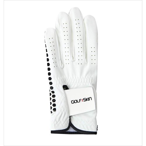 GOLFSKIN Golf Gloves for Men Black Honey Comb Design (Small)