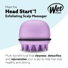 Wet Brush Exfoliating Scalp Massager, Head Start, Lavender, Multi-Benefit Brush Cleans, Detoxifies and Rejuvenates Your Hair to Stay Healthy and Strong, Gentle for Sensitive Scalps