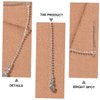 Beavorty rhinestone eyebrow pendant Crystal Pendant Headpiece Vintage Headband rhinestone hair Wedding Headpiece Headband bobby crystal alloy material girl forehead chain Miss