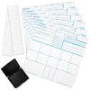 National Gun Trusts - Made in USA - FD 258 Fingerprint Card 2024 Kit Full (6 Cards + 1 Practice Card) w/Reusable Ink Pad, Correction Tabs, Instructions