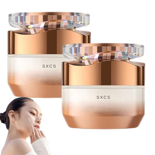 2PCS Nicotinamide Lady Plain Face Cream, Multifunctional Smooth Hydrating Makeup Cream, 1.8oz Nicotinamide Vitamin C Plain Face Cream, Moisturizing Makeup Cream