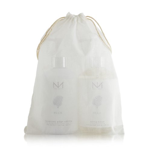 Niven Morgan Blue Hand Soap and Lotion Set