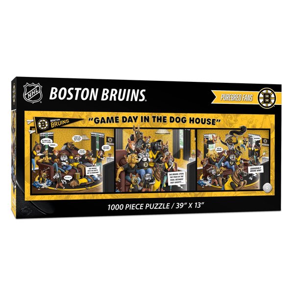 YouTheFan NHL Boston Bruins Game Day in The Dog House 1000pc Puzzle