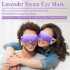 FRSHMORN 16 Packs Steam Eye Mask, Heated Eye Mask for Sleeping, Warm Compress for Eyes, Self Heating Disposal Eye Mask Comfortable Sleep Mask for Home, Office, Spa, Travel Essentials (Lavender)