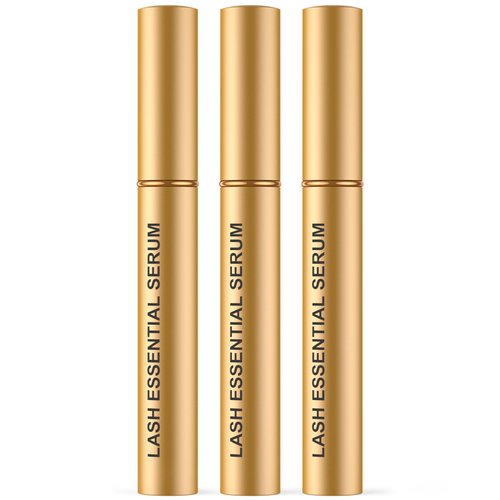 Feyano Eyelash Serum- Natural Comestic Eyelash Serum for Longer, Thicker Lashes & Brows, Boost Lash Serum Vegan & Cruelty-Free-Niacinamide, Centella Asiatica Leaf Extract(15 mL Gold)