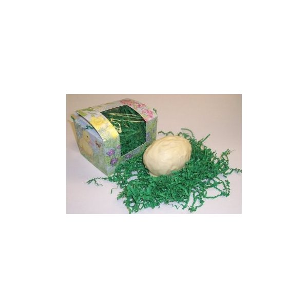 Scott's Cakes 1/2 Pound Fruit & Nut Cream Center Filled Easter Egg Covered in White Chocolate