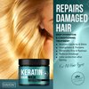 SAVION Hair Mask for Dry Damaged Hair and Revitalization - Keratin Natural Hair Treatment - CUTIFLEX5 Anti Frizz Repair Complex with Keratin Protein, Biotin, Collagen, Argan Oil - Made in the USA