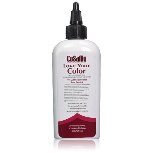 Love Your Color Cosamo Non Permanent Hair Color, Light Gold Blonde