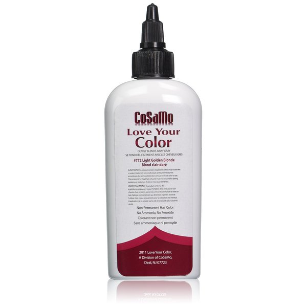 Love Your Color Cosamo Non Permanent Hair Color, Light Gold Blonde