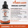 Liposomal Vitamin C 2000mg Liquid for Adults, High Absorption VIT C, Maximize Vitamin C, for Immune System & Antioxidant, 60ML (1 Bottle)