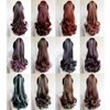 SOTOGO 30 Pieces Clip in Hair Extensions Colorful Curly Hair Extensions Hair Streak Party Highlights Hairpieces for Women Girls(30 Colors, 22 Inches)