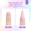 Saviland Acrylic Nail Kit: Easy Acrylic Kit Beginner Set Clear/Nude/Pink Acrylic Powder and Liquid Monomer Set Acrylic Nail Brush Cuticle Oil Nail Care DIY Acrylic Nail Art French Sculpture Set