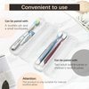 2 Packs Toothbrush Case, Lapfoon Toothbrush Travel Holder for Manual Toothbrushes, Toothbrush Travel Essentials, Travel Size Containers for Toothbrushes