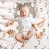 Wood Baby Rattle Personalizable Infant Rattle Sensory Development Wooden Toys Set