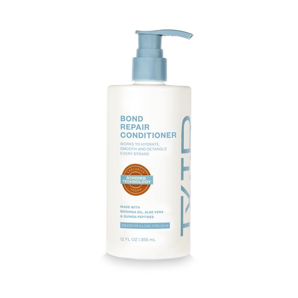 TXTUR Bond Repair Conditioner For All Textured Hair Types, Hydrates, Smooths & Detangles While Providing Protection To Your Curls From Future Damage, 12 Fl Oz