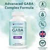 Liposomal GABA Supplements 1000mg with L-Theanine 200mg,High Absorption,Ashwagandha,Chamomile,Tart Cherry Herbal Supplement for Adults,120 Softgels,Non-GMO,Gluten Free