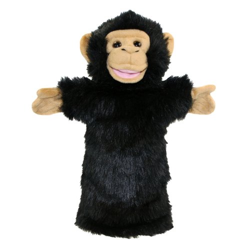 The Puppet Company Long-Sleeves Chimp Hand Puppet, 15 inches