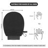 Deep Exfoliating Gloves 2Pcs, Body Scrub Gloves for Bath or Shower, Men's Women's Deep Clean Exfoliating Tool to Remove Dead Skin and Dirt, Home Spa Exfoliating Gloves for Self-Tanning