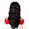VTAOZI Body Wave Lace Front Wigs Human Hair Pre Plucked for Black Women 4x4 Lace Closure Wigs Human Hair 180% Density Brazilian Glueless Wigs Human Hair 18 Inch