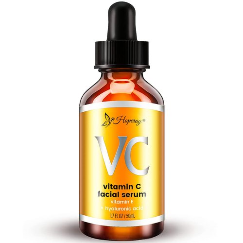 Facial Serum for Skin Care, Natural Facial Moisturizing Essence with Vitamin C Hyaluronic Acid Vitamin E Supply Collagen Tightening Skin, Anti-aging Hydrating Brightening Oil Serum for Wrinkles,Spots,Acne