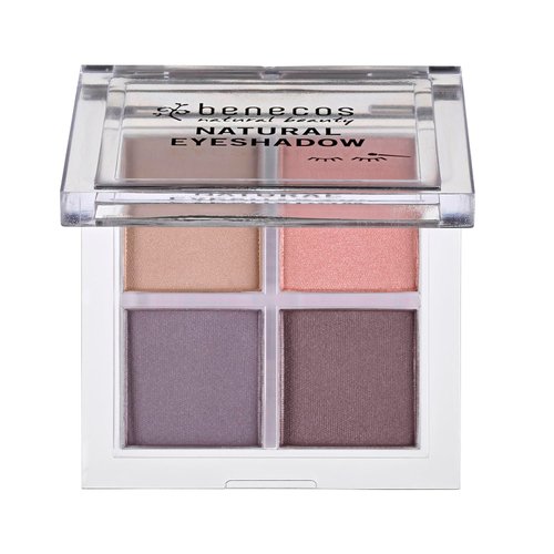 Benecos Quattro, Eyeshadow Palette, Matte and Shimmering, Long-Lasting, Smudge-Free, Natural Eye Shadow Makeup (Beautiful Eyes)