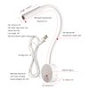 LEDSONLINE Corded Bedside Reading Wall Light Sconces Lamp 3W Easy Install AC85-265V(White Body, 2pcs Pure White 6000K)