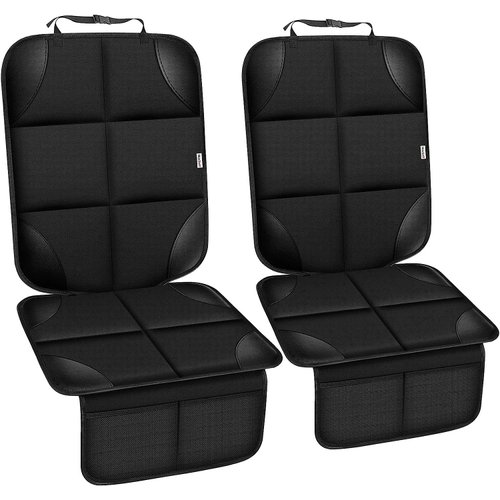 Meolsaek Car Seat Protector for Child Car Seat, 600D Fabric Waterproof Car Seat Cover with Non-Slip Backing, Under Baby Car Seat from Pressure Marks