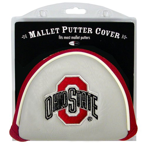 Team Golf NCAA Ohio State Buckeyes Golf Mallet Putter Cover Golf Club Mallet Putter Headcover, Fits Most Mallet Putters, Scotty Cameron, Daddy Long Legs, Taylormade, Odyssey, Titleist, Ping, Callaway