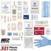 M2 BASICS Complete 321 Piece Emergency First Aid Kit | Business & Home Medical Supplies | Wall Mountable Hard Case | Office, Car, Travel, School, Camping, Hunting, Sports