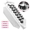 BTLLSSH 8Pair 3D5D 0.82INCH Thick False Eyelashes Fluffy Natural Look Faux Mink Lashes Volume Cat Eye Fake Eyelashes Lashes Extension with Dark Pink Box
