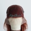Aprilhair Pre-plucked #33 Reddish Brown 13X6 Lace Front Wigs Body Wave Glueless 150% Density Brazilian Virgin Human Hair 10 INCH