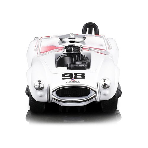 1964 Cobra #98 White with Red Interior 1/64 Diecast Model Car by Muscle Machines 15551wh