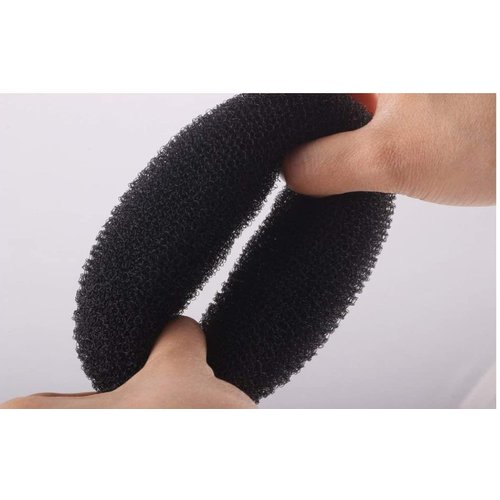 Bun Maker Hair Donut Juda Accessories for Hair and Women Hair Bun/Donut | Medium Size | Black Color | Single Unit | Made of Nylon