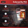 Cardboard Gold PSA Graded Card Sleeves - 50 Count Perfect Fit Resealable Sleeves for PSA Graded Baseball, Football, Gaming, Sports Cards - PSA Slab Sleeves Protector, Acid Free Card Slabs