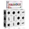 Haikole Left Center Right dice Game Dices 12 Pcs Standard Size Acrylic Dice,six Sided 16mm Standard Size Easy to Grip