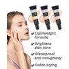 2 PCS Under Eye Concealer Full Coverage, Waterproof Color Correcting Concealer All Day Coverage Dark Circles, Puffiness, Redness, Lightweight Cream Foundation Brightener, Natural Matte Finish, Neutral