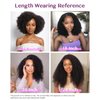 IDN BEAUTY Clip In Hair Extensions Real Human Hair, 14 Inch 120g 7pcs Natural Black 4c Afro Kinky Curly Human Hair Clip In Extensions Remy Hair Clip Ins Real Human Hair Black Women Thick Hair
