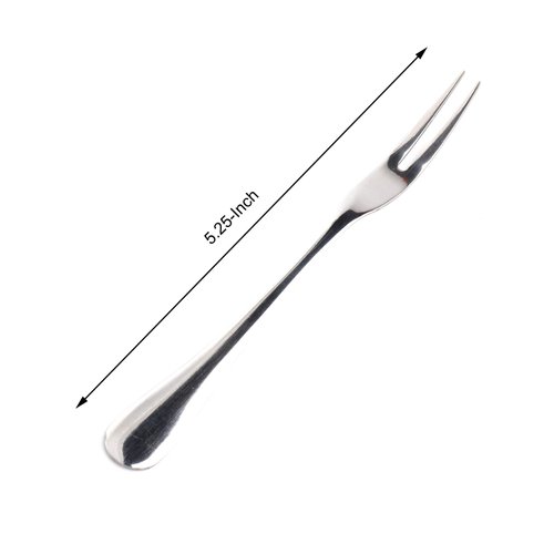 WARMBUY Small Stainless Steel Forks for Cocktail Appetizer Dessert Party, Set of 12