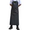 Surblue Waterproof Apron Chemical Resistant Work Safe Clothes (black)