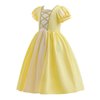 CinheyU Girls Belle Princess Halloween Costume Christmas Cotton Dresses Birthday Party Pageant Cosplay Ball Gown w/Accessories 3T
