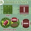GREHUMOR 101pcs Football Party Supplies Serve 25,Football Paper Plates and Napkins,Football Theme Tableware for Football Birthday Party Gameday Tailgate Touchdown Party Decorations
