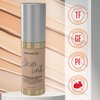 Mirabella Skin Tint Creme Liquid Foundation Makeup, Oil-Free Mineral Foundation for Medium Coverage - w/Hyaluronic Acid, Squalane, & Allantoin for All Skin Types - IC Cool