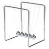 Rhode Island Novelty Newton's Cradle Office Desk Toy Executive Perpetual Ball Clicker 3.5" x 3.25" x 4.33"