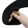 Sunny Hair I Tip Hair Extensions Human Hair Black 22Inch Itip Human Hair Extension Jet Black Pre Bonded Itip Hair Extensions Black for Women Itip Extensions Black Hair Extensions Add Length 50G 50S