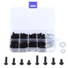 HobbyPark 340pcs Universal RC Screw Kit (M3, Hex Flat & Buttom Head)& M3 M4 Bolts Washers(Washers only) Hardware Fasteners for Traxxas Axial Redcat HSP HPI Arrma Losi 1/8 1:10 Scale RC Cars